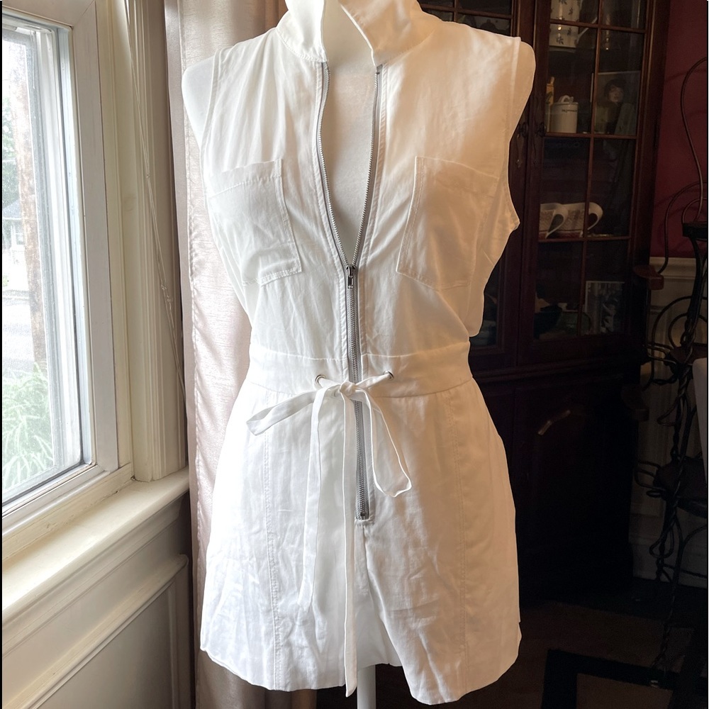 NWT FLETCH ROMPER in White